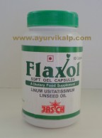 Jasch Health Food, FLAXOL, 60 Capsules, A Dietary Food Supplement